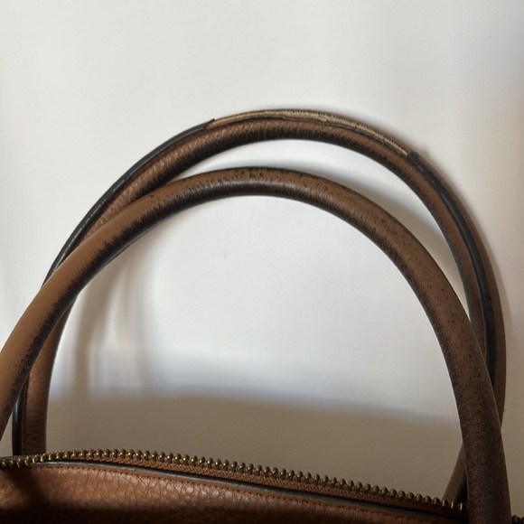Tory Burch Thea Zip Satchel in bark - Picture 7 of 11